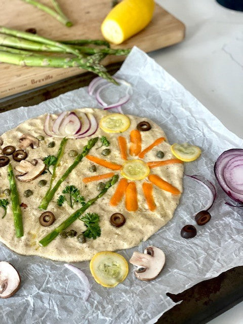 Vegan Veggie Bread Art