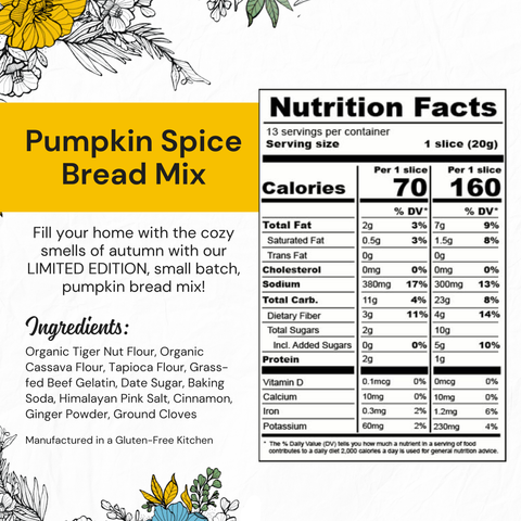 LIMITED EDITION Pumpkin Spice Quick Bread Mix