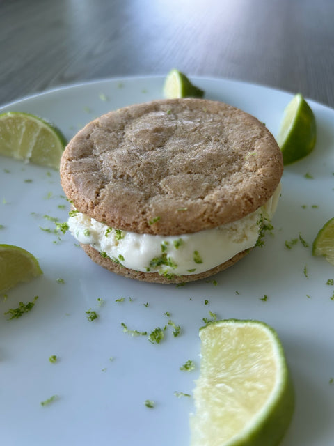 Key Lime Ice Cream Sandwiches 