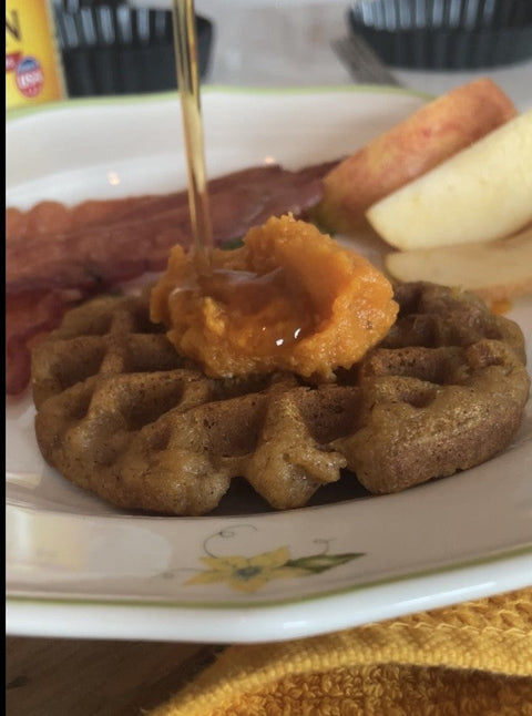 AIP / Allergy-Friendly Pumpkin Spice Waffles