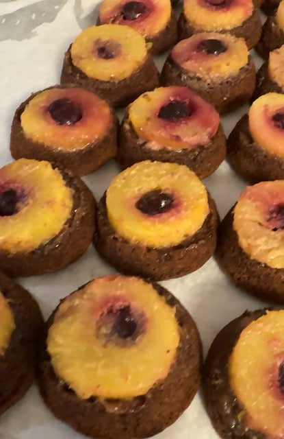 AIP / Allergy-Friendly Mini Pineapple Upside Down Cakes