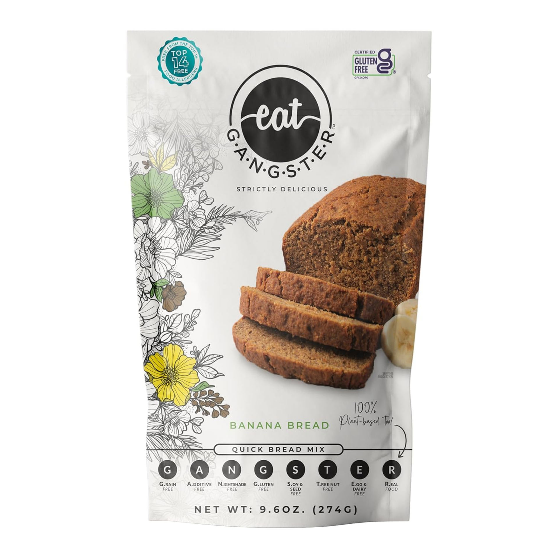 VEGAN Banana Bread Mix | Eat G.A.N.G.S.T.E.R