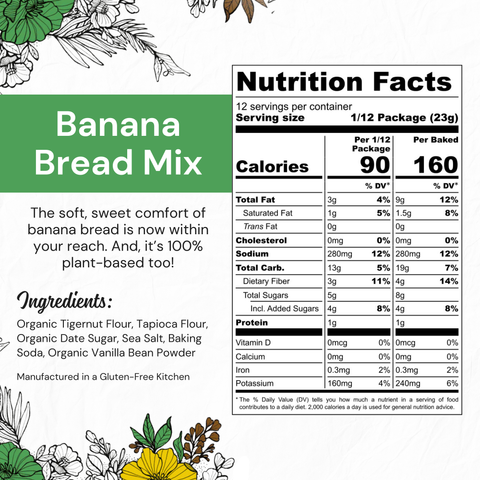 VEGAN Banana Bread Mix
