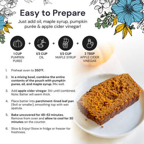 LIMITED EDITION Pumpkin Spice Quick Bread Mix