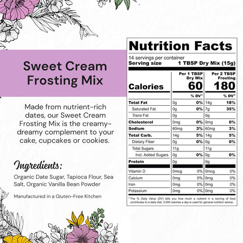 Sweet Cream Frosting Mix